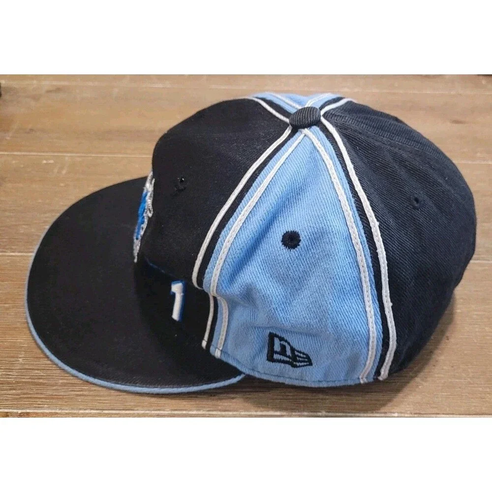 Vtg New Era Orlando Magic Tracy Mcgrady Fitted Hat Sz 7 3/8 NBA 59Fifty Wool Blk